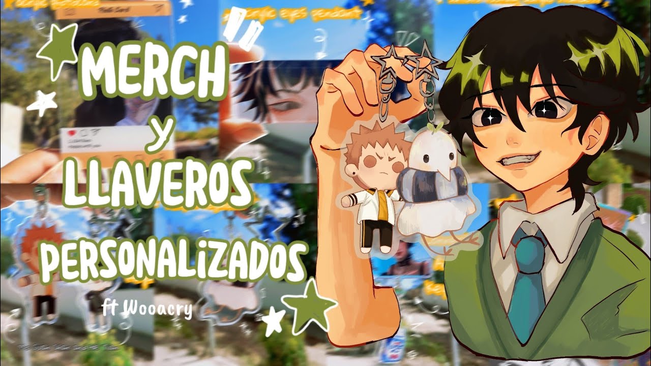 🍒Llaveritos de 19 days !??| Merch personalizada| Wooacry review✩°｡