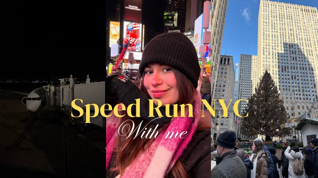 SPEED RUN NYC WITH ME |Vlog. 1