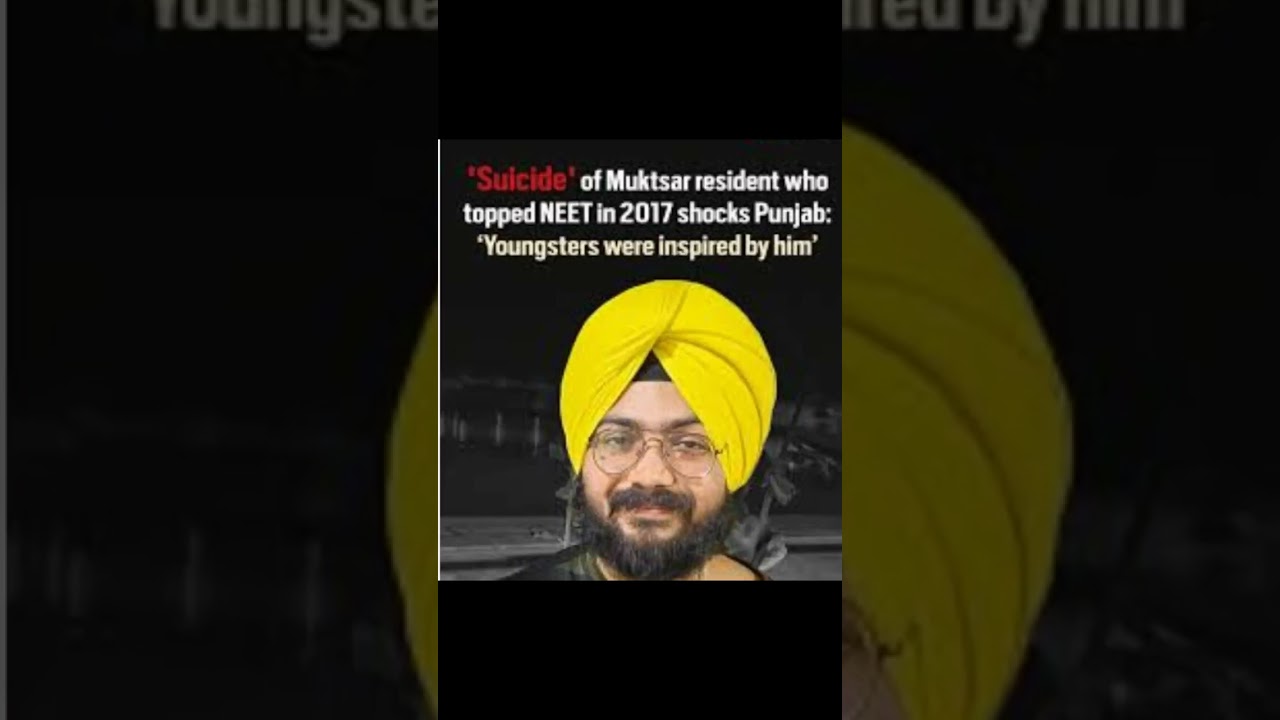 NEET(2017) AIR 1 || Dr. Navdeep Singh suicide. ||😔 RIP