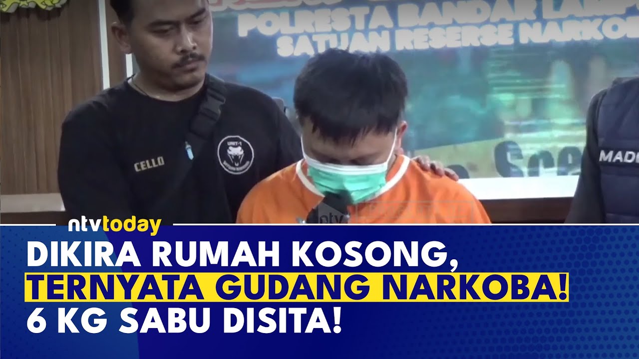 Gerebek Gudang Narkoba di Bandar Lampung, Polisi Sita 6 Kg Sabu dan 1.600 Butir Ekstasi | NTV TODAY