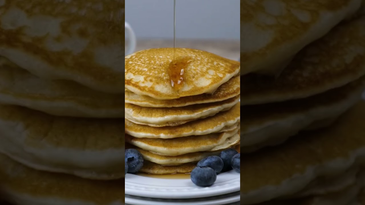 Vegan Vanilla Pancakes | No egg no milk no butter cake