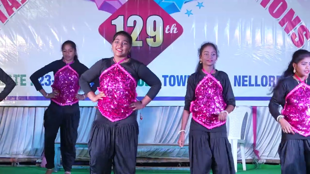 NETAJI 129th BIRTHDAY CELEBRATIONS @ SRI NETAJI MSR PILOT HIGH SCHOOL, NELLORE - GRADE 7&8 GIRLS