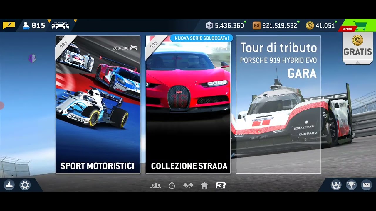 Real Racing 3 (10.8.x) Car Changer
