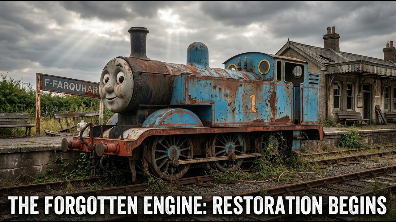 ASMR Thomas Train Restoration Full Rebuild of Thomas from Abandoned Condition to Looking New