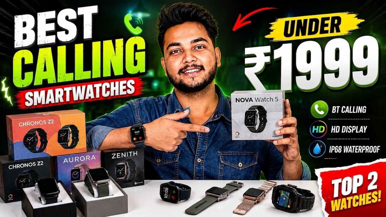 STOP Buying Trash⚡️Top 2 Best Smartwatches Under 2000 | Best Calling Smartwatch Under 2000 2026
