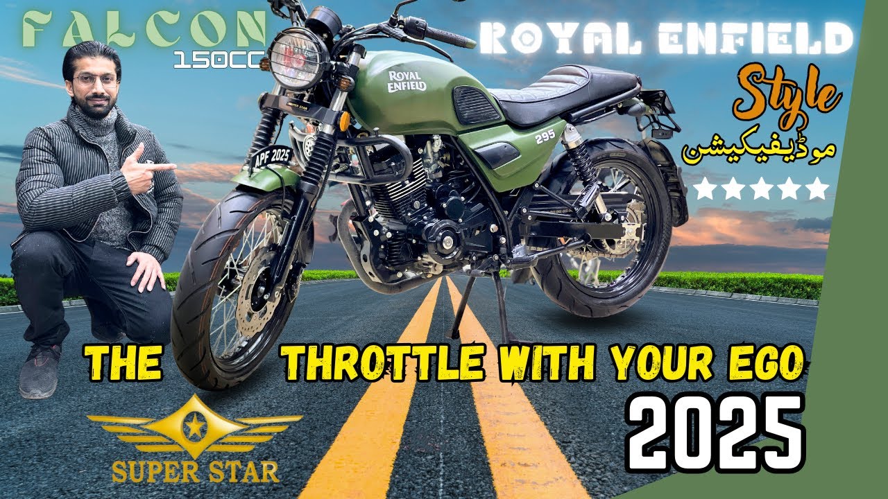 Get Royal Enfield Style modification | Super Star 150cc Falcon | New Pak Trading Company