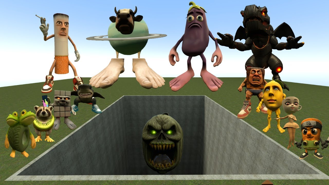 All italian vs lin gang melon ! Garry's mod