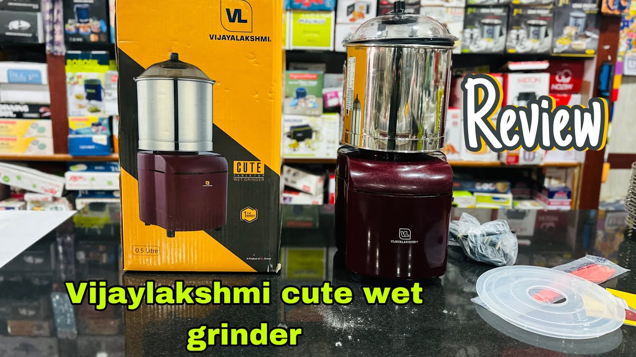 Vijaylakshmi Cute Wet Grinder 0.5Liter Review | small wet grinder - masala grinder