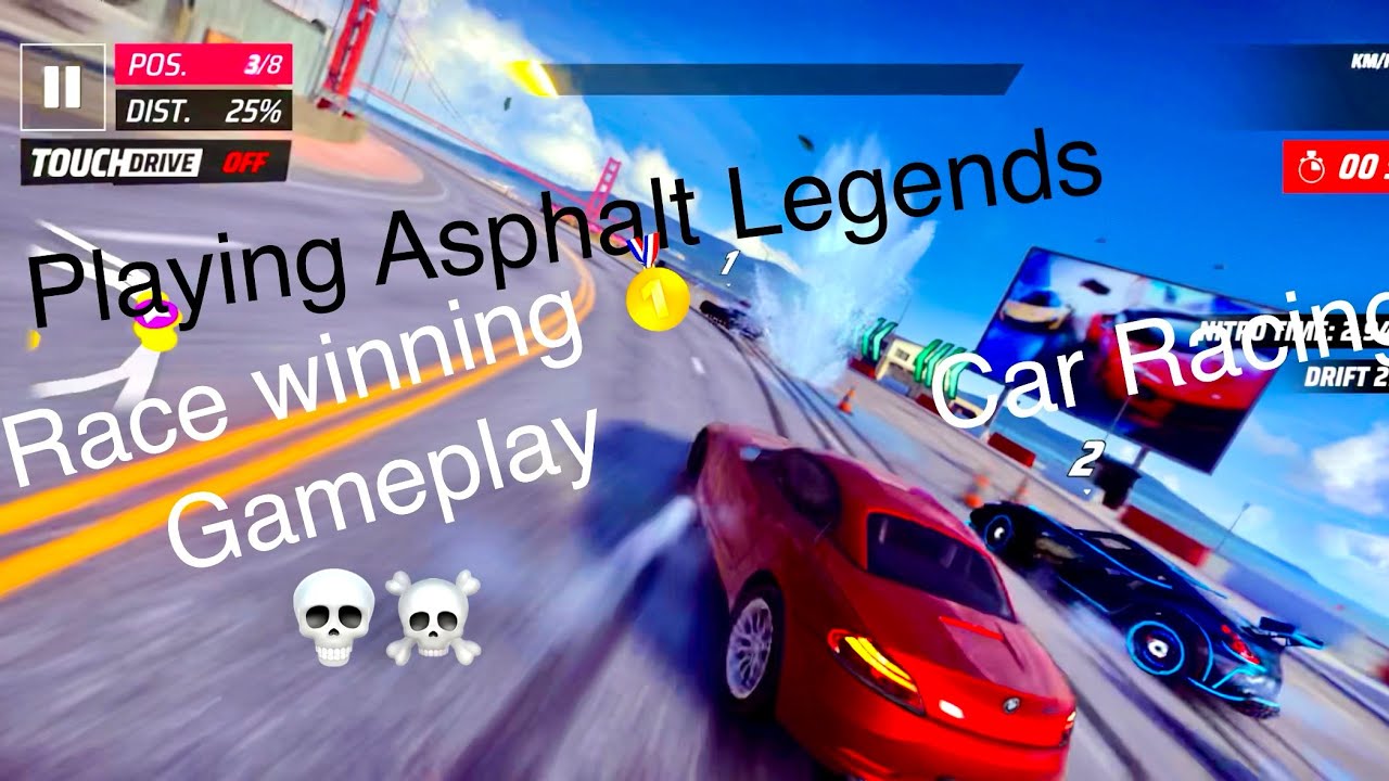 Playing Asphalt Legends Car racing 1st winning 🥇 gameplay.Av God hunter 