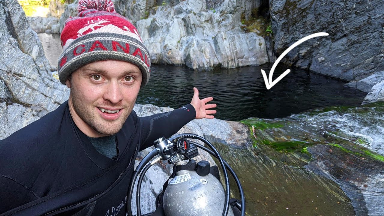 Scuba Diving The Rivers DEEPEST Hole for GOLD!