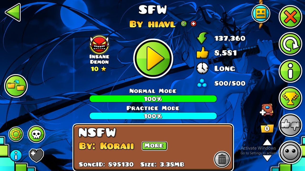 My first Insane Demon | SFW 100% By hiavl & notpara (Demon) | Geometry Dash 2.207