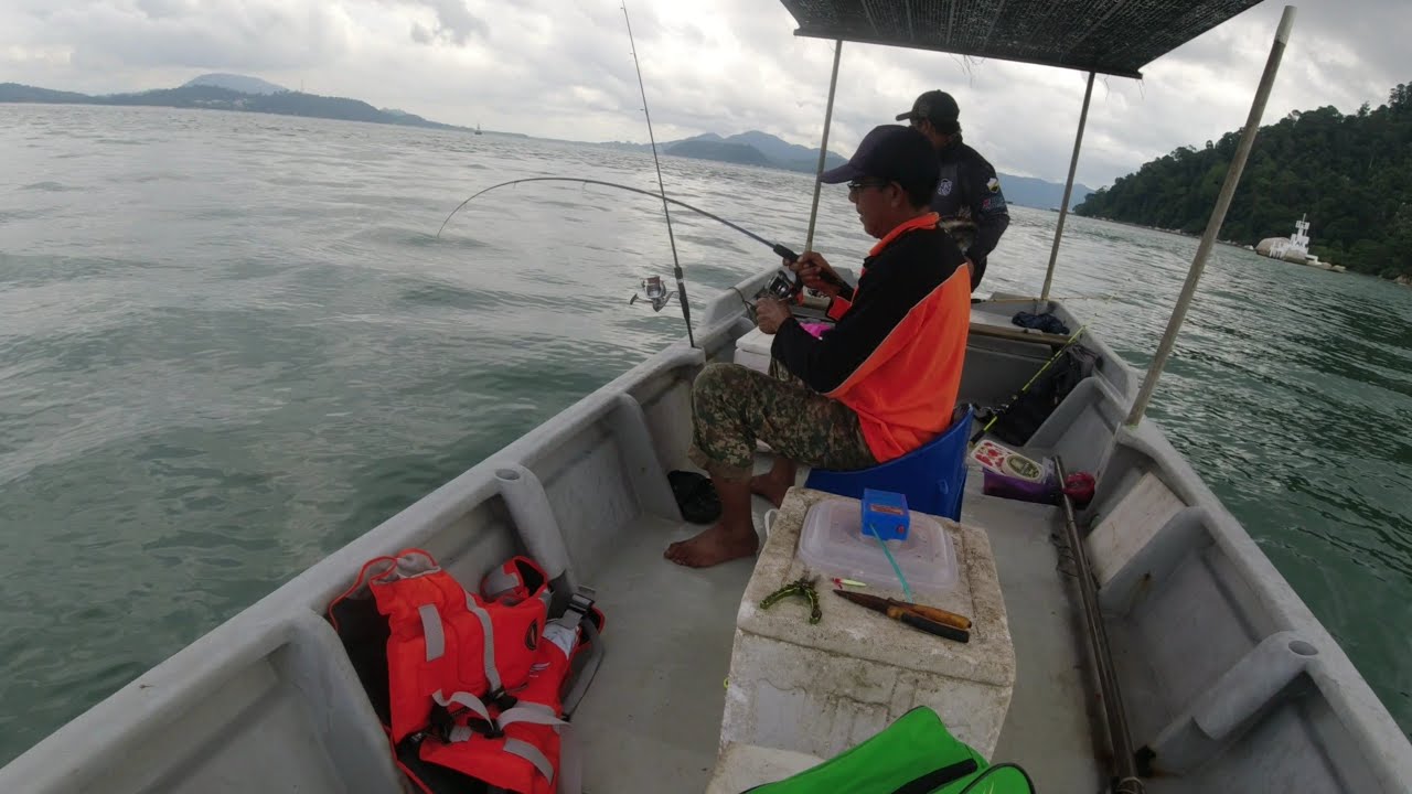 Trip memancing santai di Teluk Dalam, Pangkor | Kerapu vs Jenahak