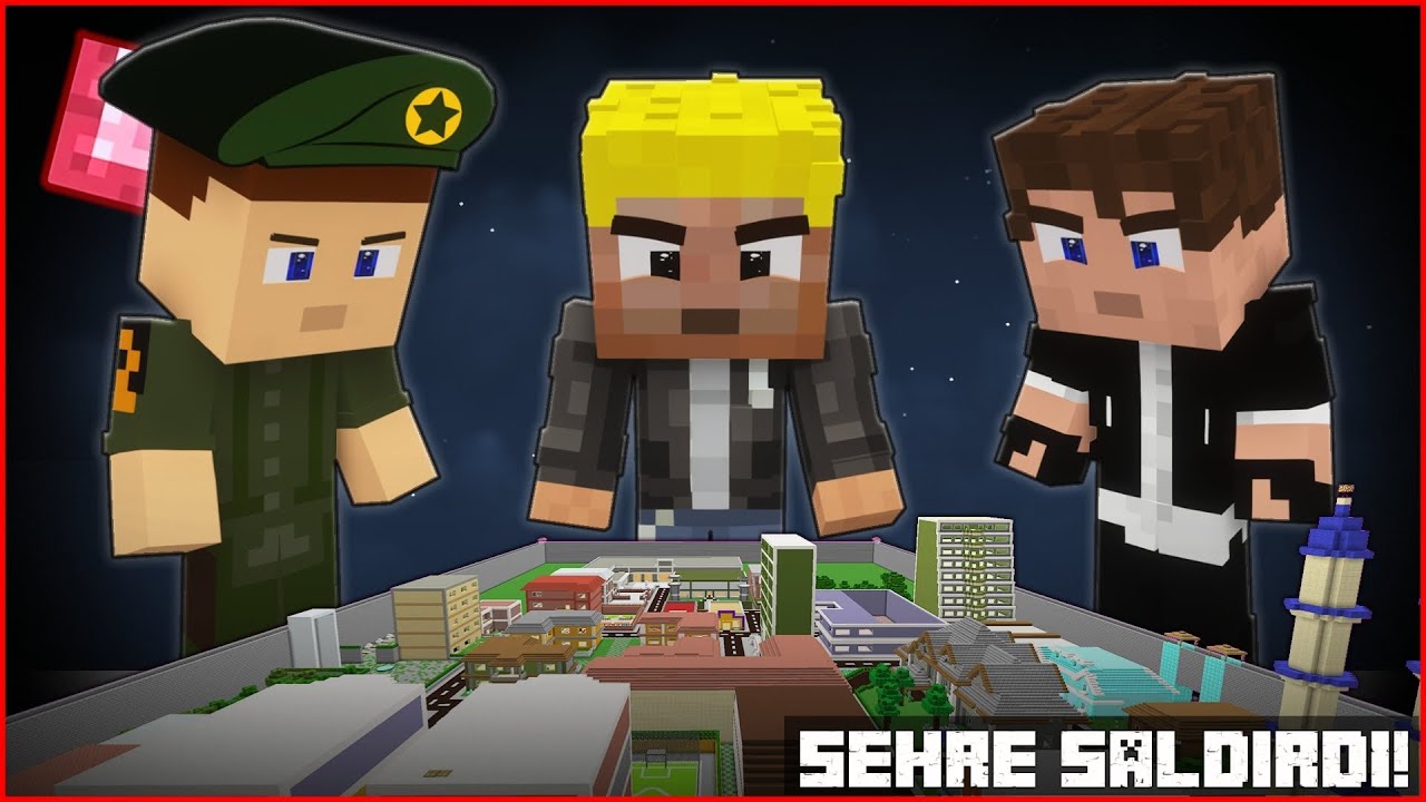 MOTORCU EFEKAN VE ÇETESİ ŞEHRİ ELE GEÇİRDİ! 😱 - Minecraft ZENGİN FAKİR HAYATI