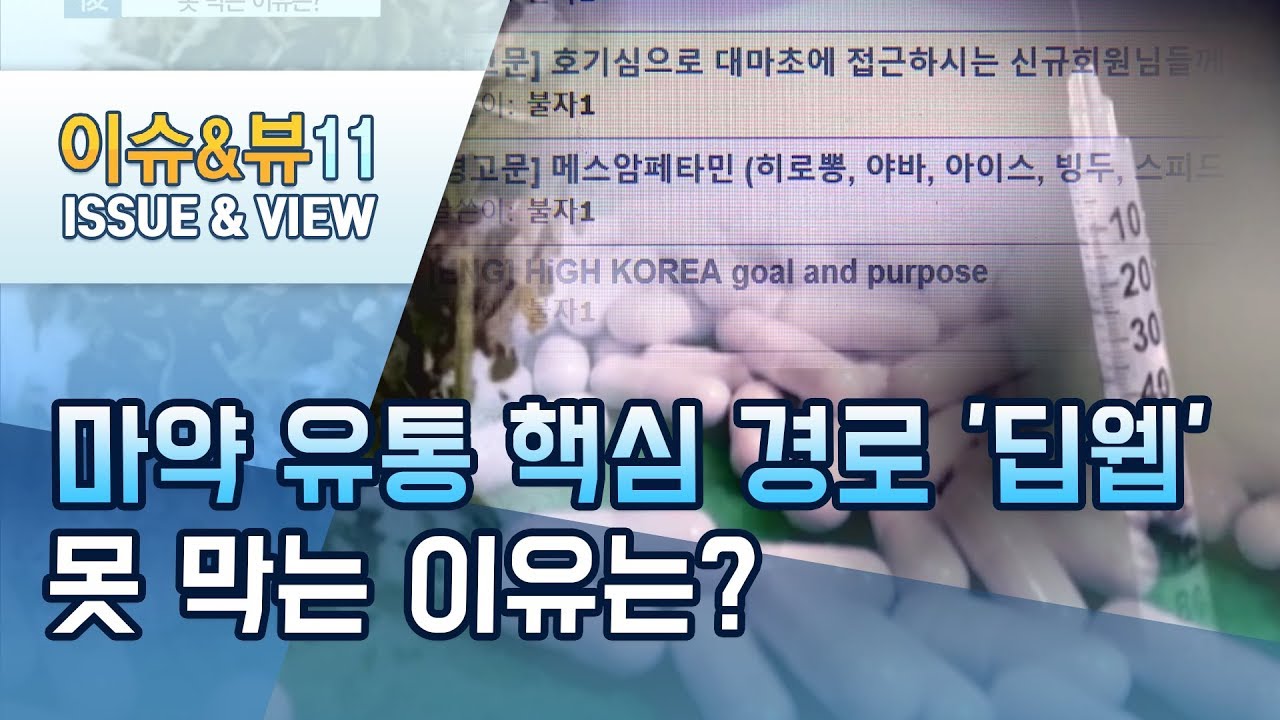[뉴스후] 마약 유통 핵심 경로 '딥웹', 못 막는 이유는? / 머니투데이방송 (뉴스)