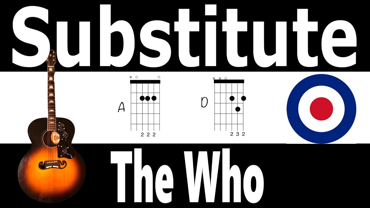 Substitute The Who Guitar Lesson Chords