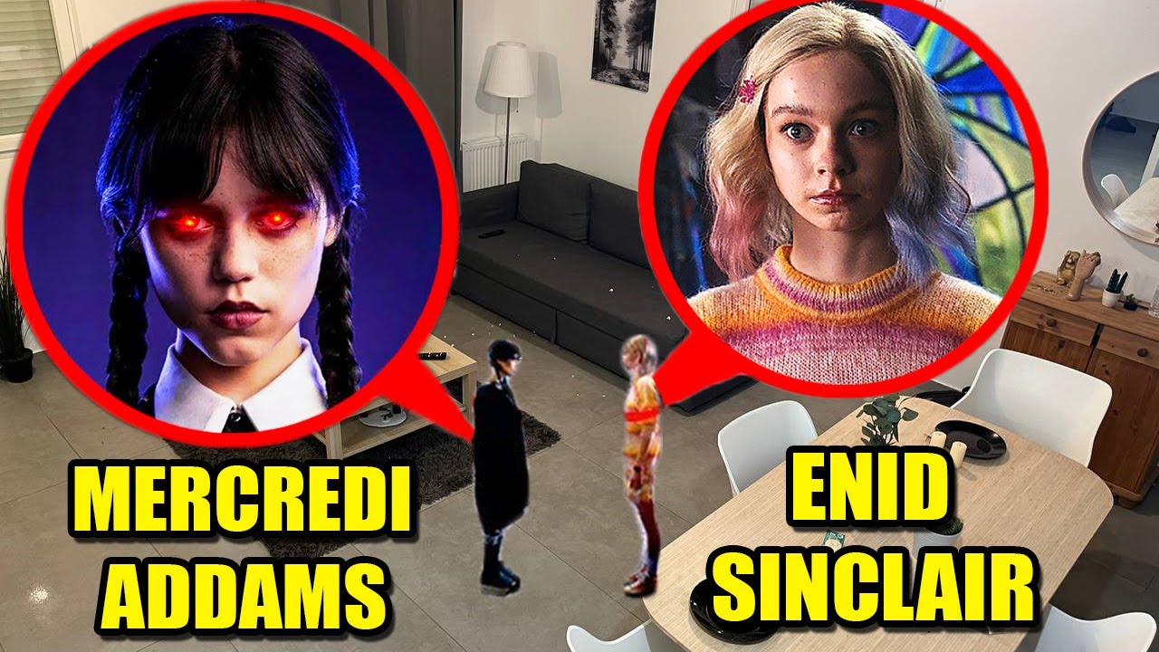 SI JAMAIS VOUS VOYEZ MERCREDI ADDAMS ET ENID SINCLAIR DANS VOTRE MASION, COUREZ ! (MERCREDI VS ENID)