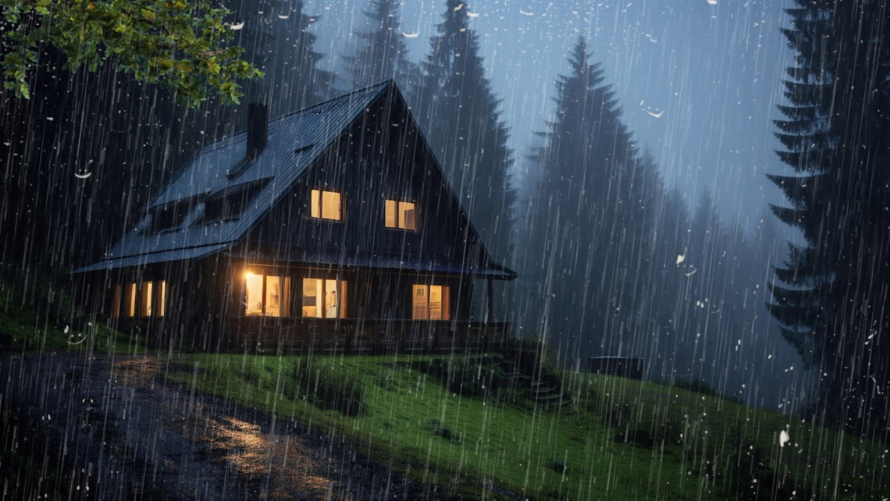 Bruit de Pluie Relaxant pour Dormir Profondément, se détendre et calmer l’esprit - Pluie Pour Dormir