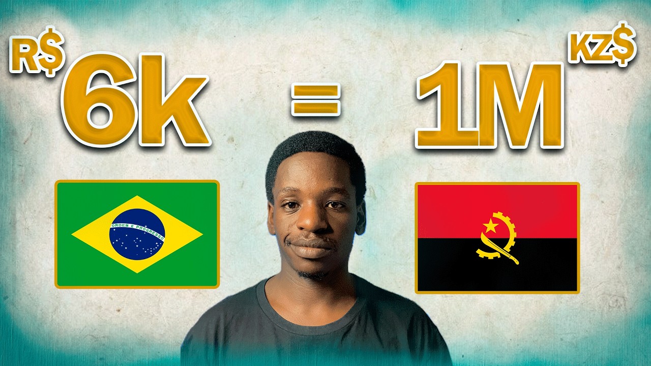 Porquê o Real Brasileiro Vale  160  vezes a mais que o Kwanza Angolano