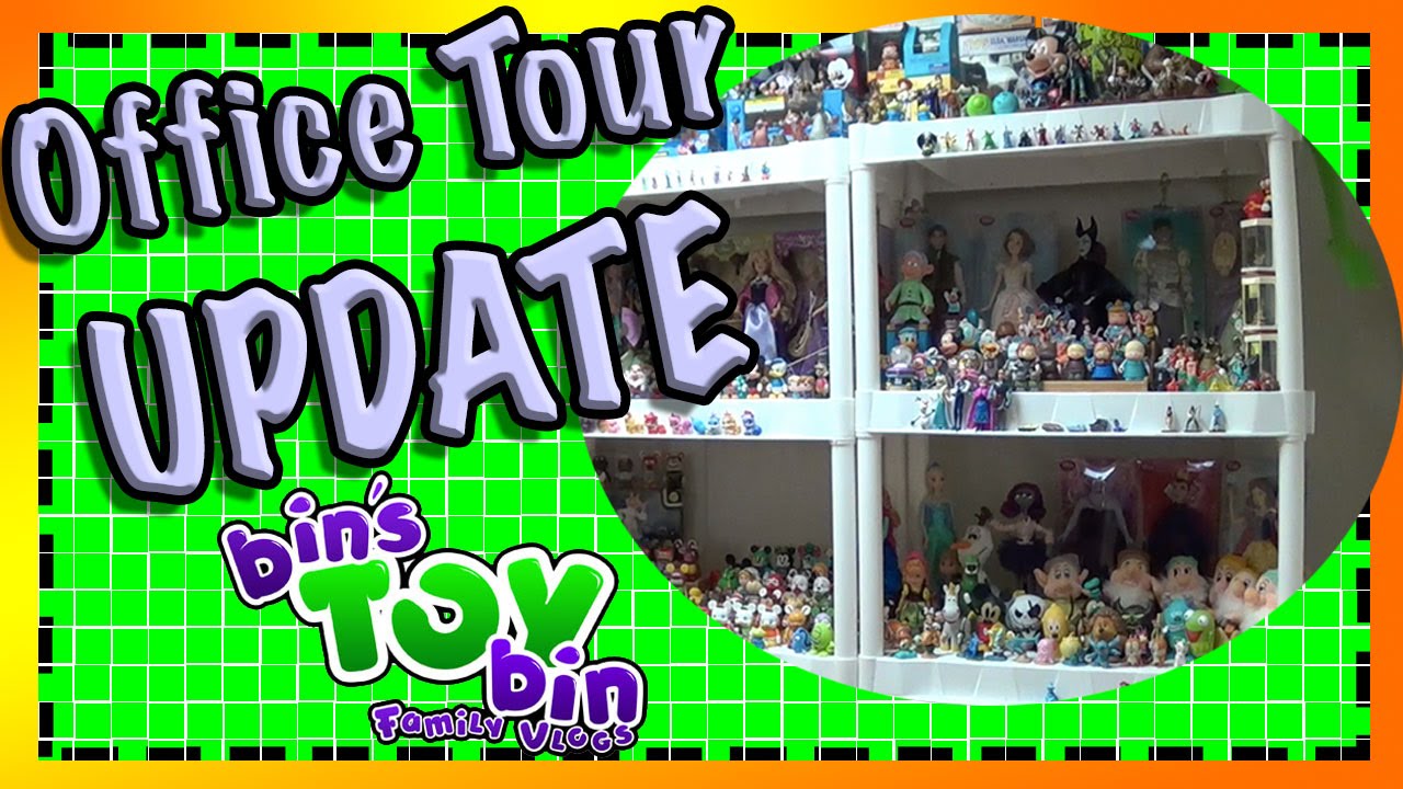 Bins Toy Bin Family Vlogs: New Office Tour Update! We show how our Office Looks in May 2015!