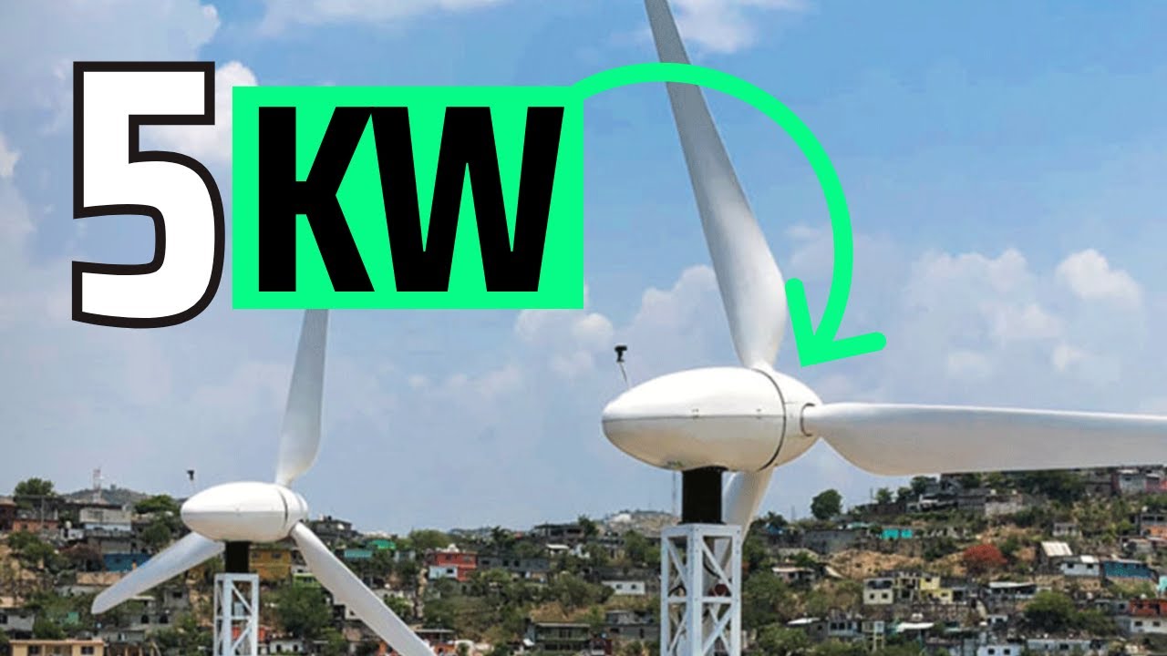 This 5kw Small Wind Turbine can generate enough energy to power an average home