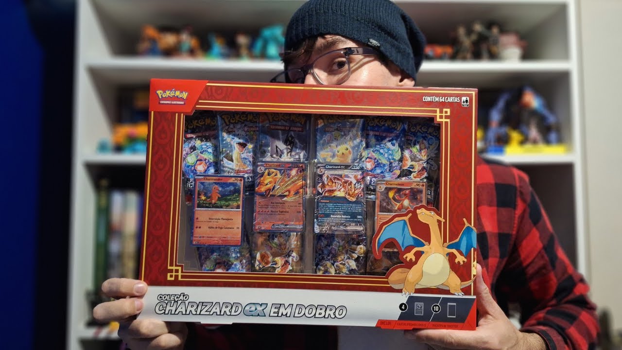 Unboxing Pokémon - BOX COLEÇÃO CHARIZARD EX EM DOBRO! UMA DAS MELHORES BOXES!