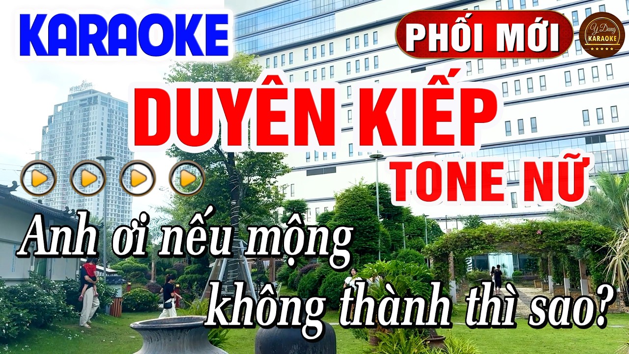 Duyên Kiếp Karaoke Tone Nữ Nhạc Sống Dễ Hát 2026 | Y  Dung Karaoke
