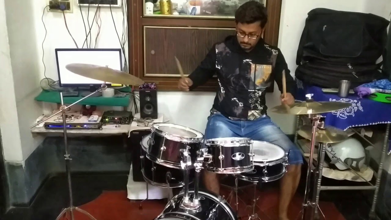 Chura Liya Hai Tumne Jo Dil Ko - Yaadon Ki Barat | Drum cover by Pradip Kumar Saha.
