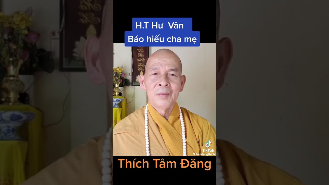 Hoà Thượng Hư Vân báo hiếu cha mẹ