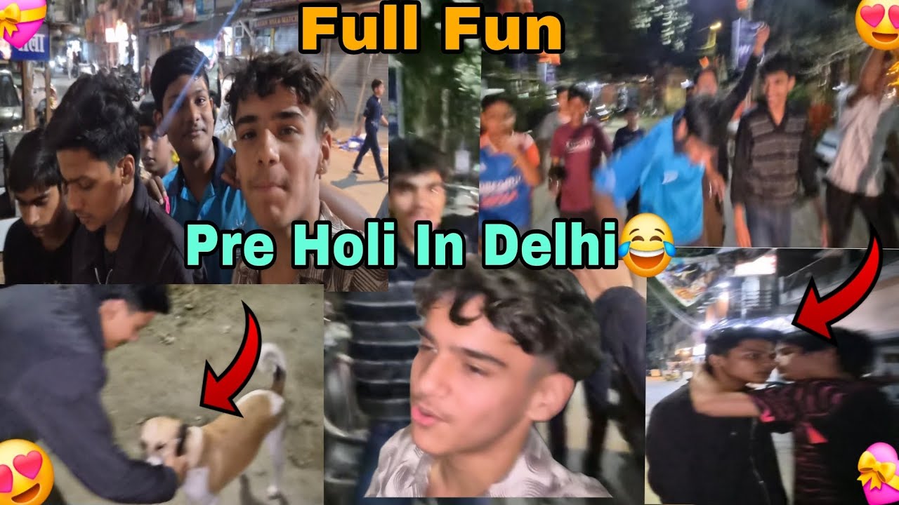 Pre Holi Vlog With Friends 💝😍 | Full Maze🤩 | Rishi K Vlogs | #Holivlog2026 