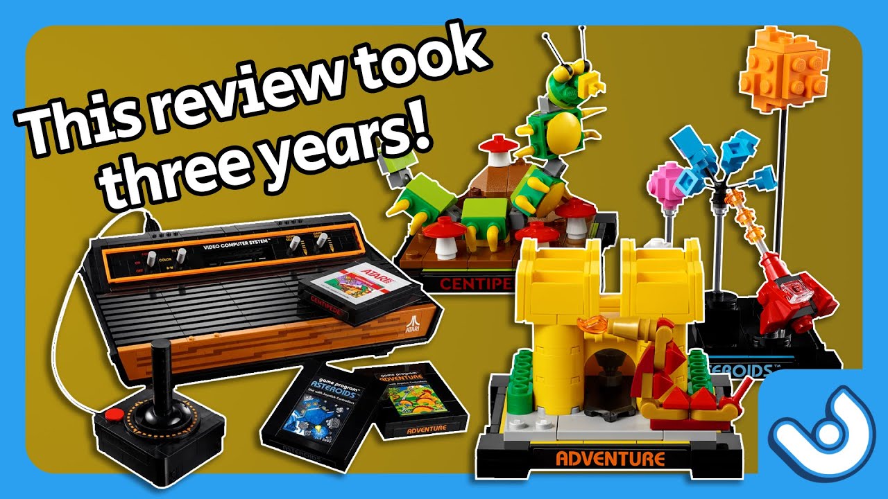 THIS REVIEW TOOK THREE YEARS! LEGO Icons Atari 2600 LATE REVIEW!