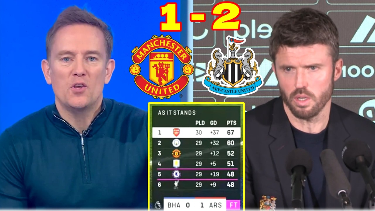 Manchester United collapse?! Carrick reacts to Newcastle's surprising 10-man victory over United 🔥