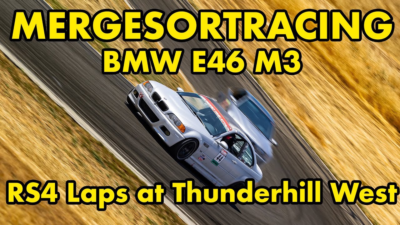 Thunderhill West || BMW E46 M3 || Laps on CLAPPED Hankook RS4