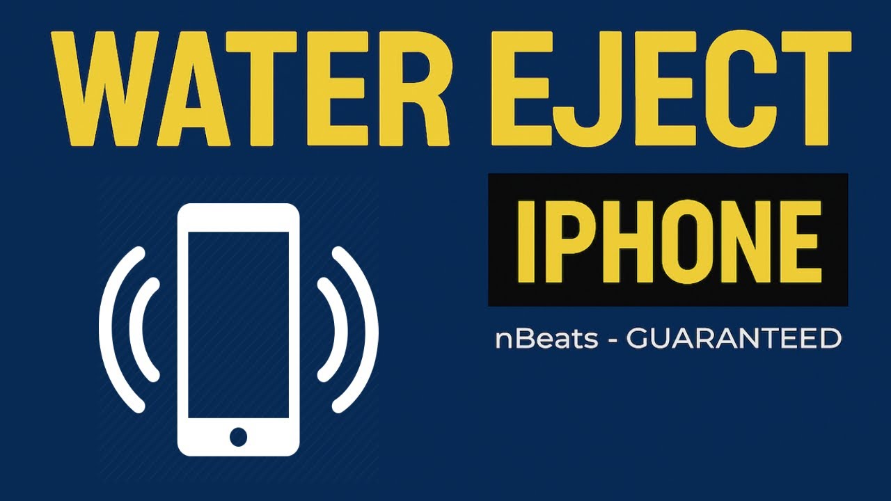 iPhone Water Eject Sound - Speaker Cleaner (ONE HOUR)