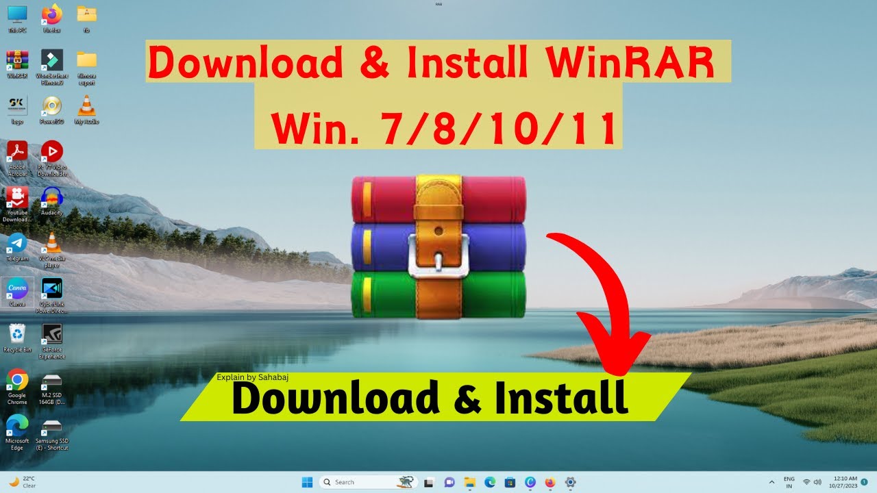 How To Download And Install WinRAR On Windows 10 or 11 Latest Version 2023