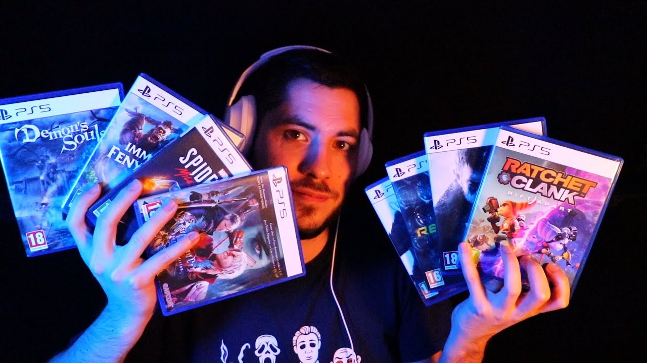 ASMR Voici tous mes jeux PS5 - Ultimate triggers chuchotement