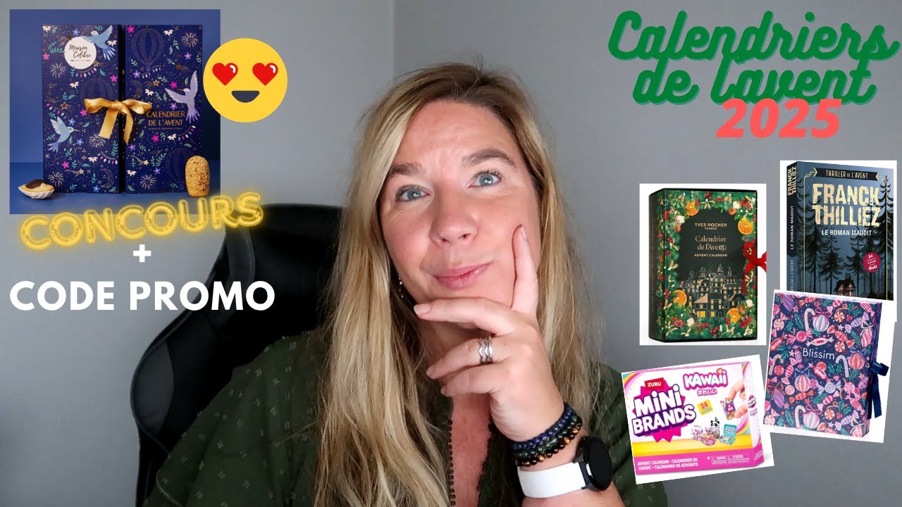 Calendrier de l'avent 2025 Code Promo + Concours !!