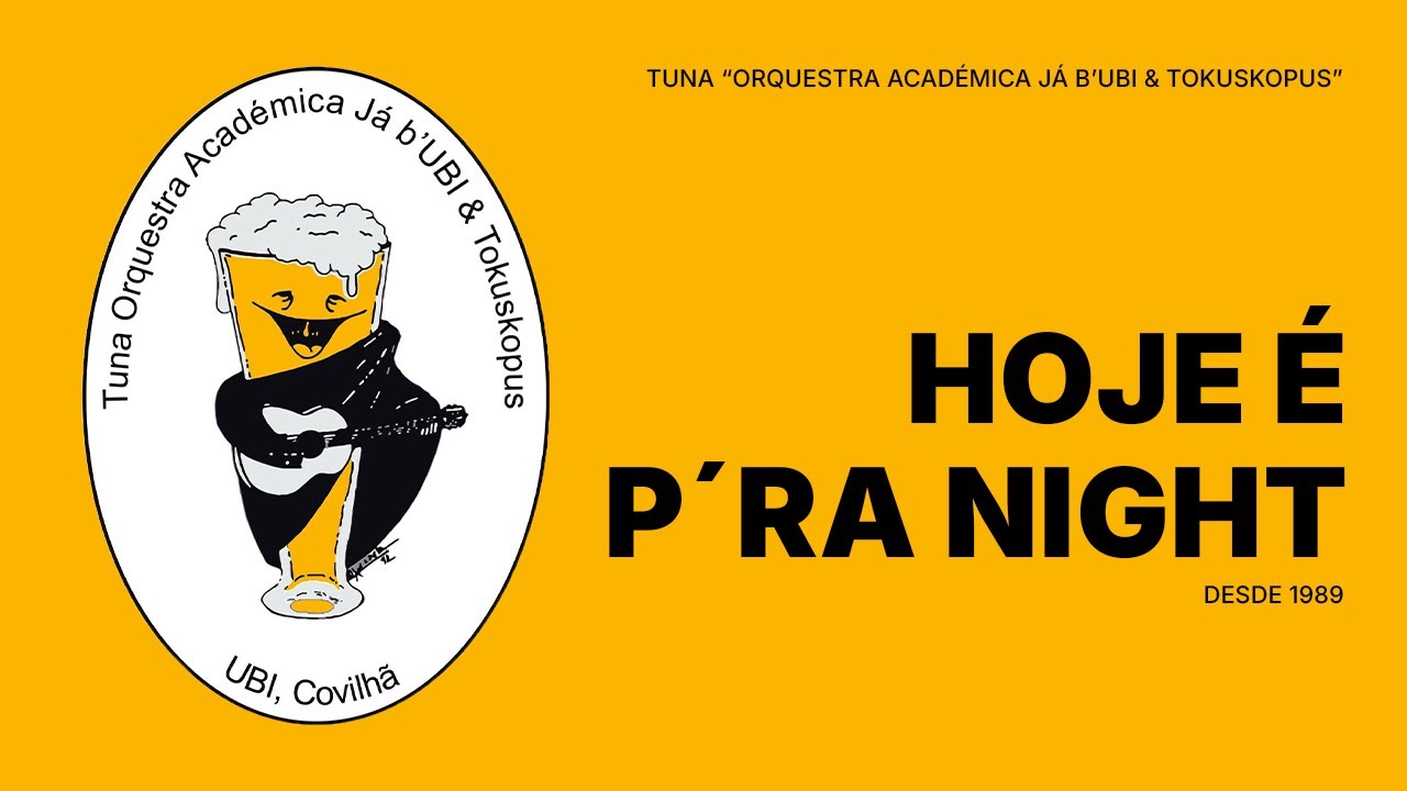 Tokuskopus - Hoje &eacute; P'ra Night