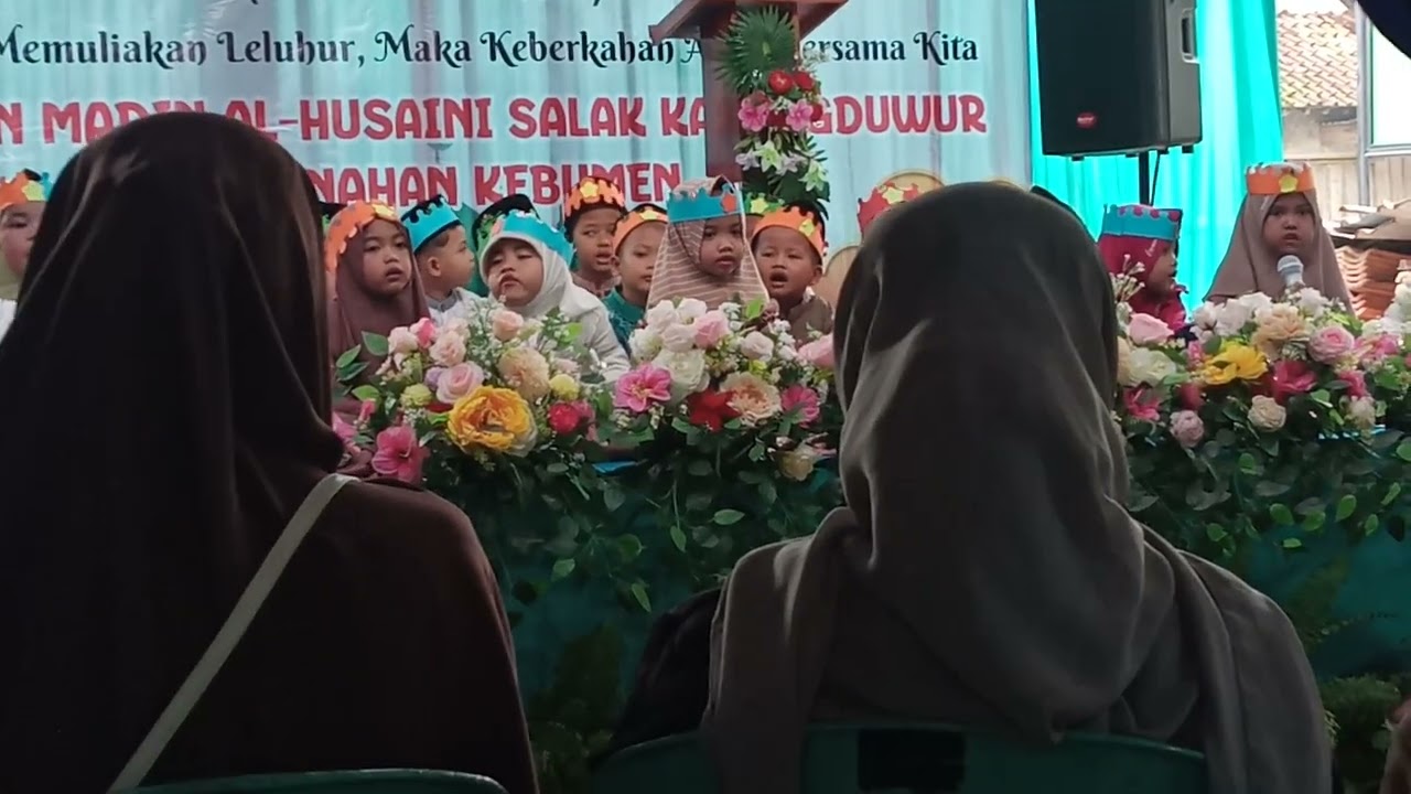 Acara haul K.H Husain di desa salak karang duwur