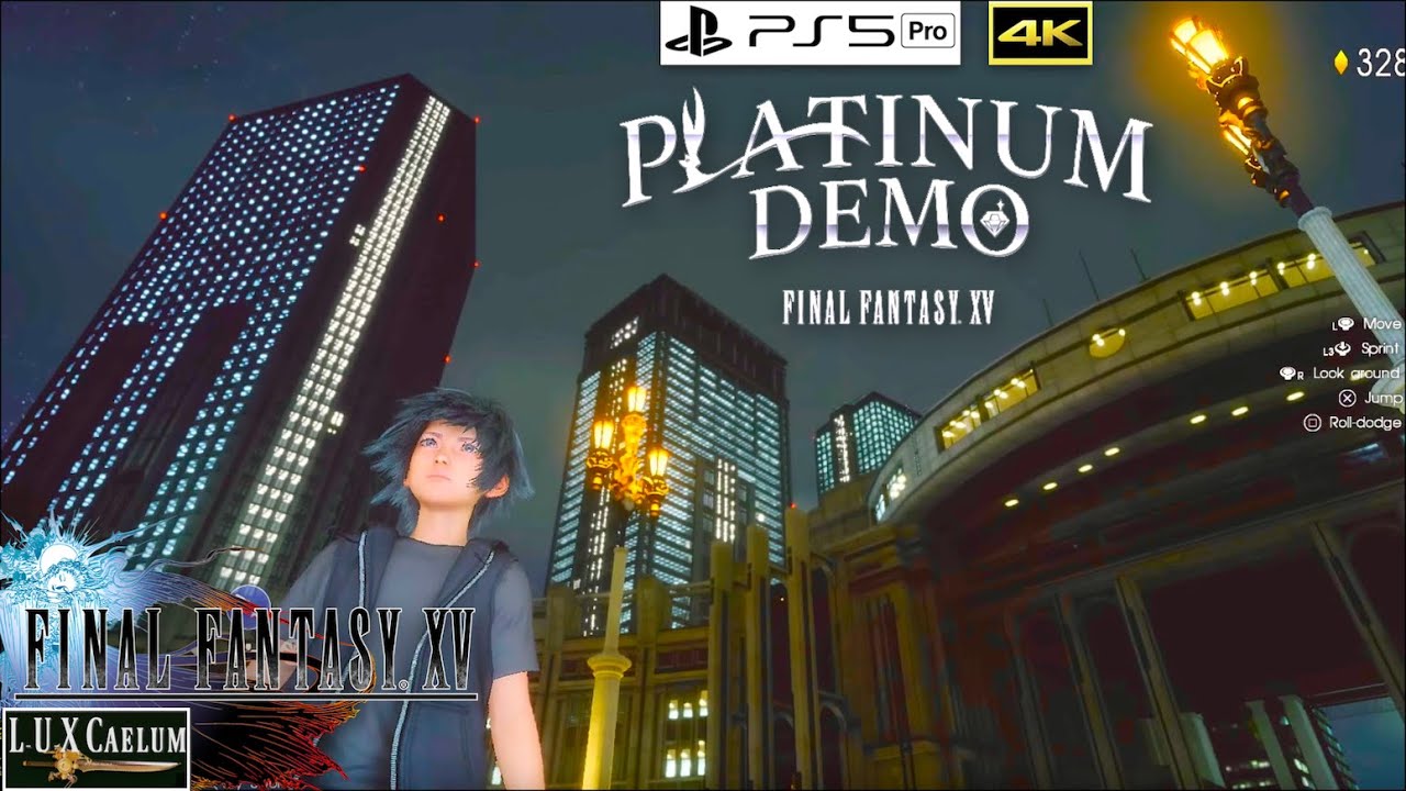 Platinum Demo FFXV - PS5 Pro - FULL PLAYTHROUGH 4K #ffxv #finalfantasyxv #finalfantasy