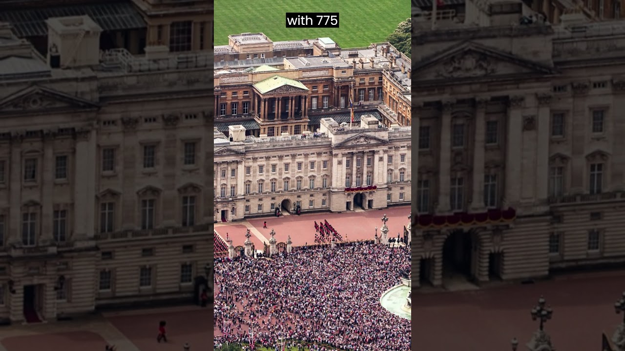 How big is Buckingham Palace? How many rooms does it have? #london #uk #tourism