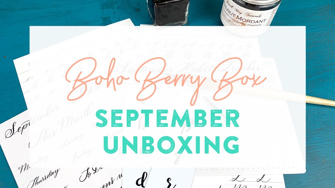 Boho Berry Box: September, 2019 Unboxing! + Mini Tutorial :)