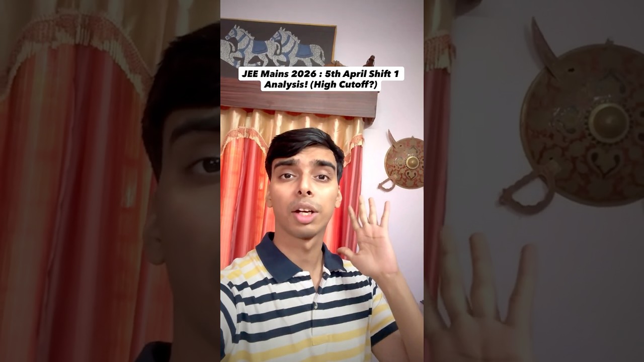 NTA New SCAM 😱🔥 JEE Mains 2026 5 April Shift 1 Analysis 🧐💀 5th April Shift 1 Full Analysis #jee