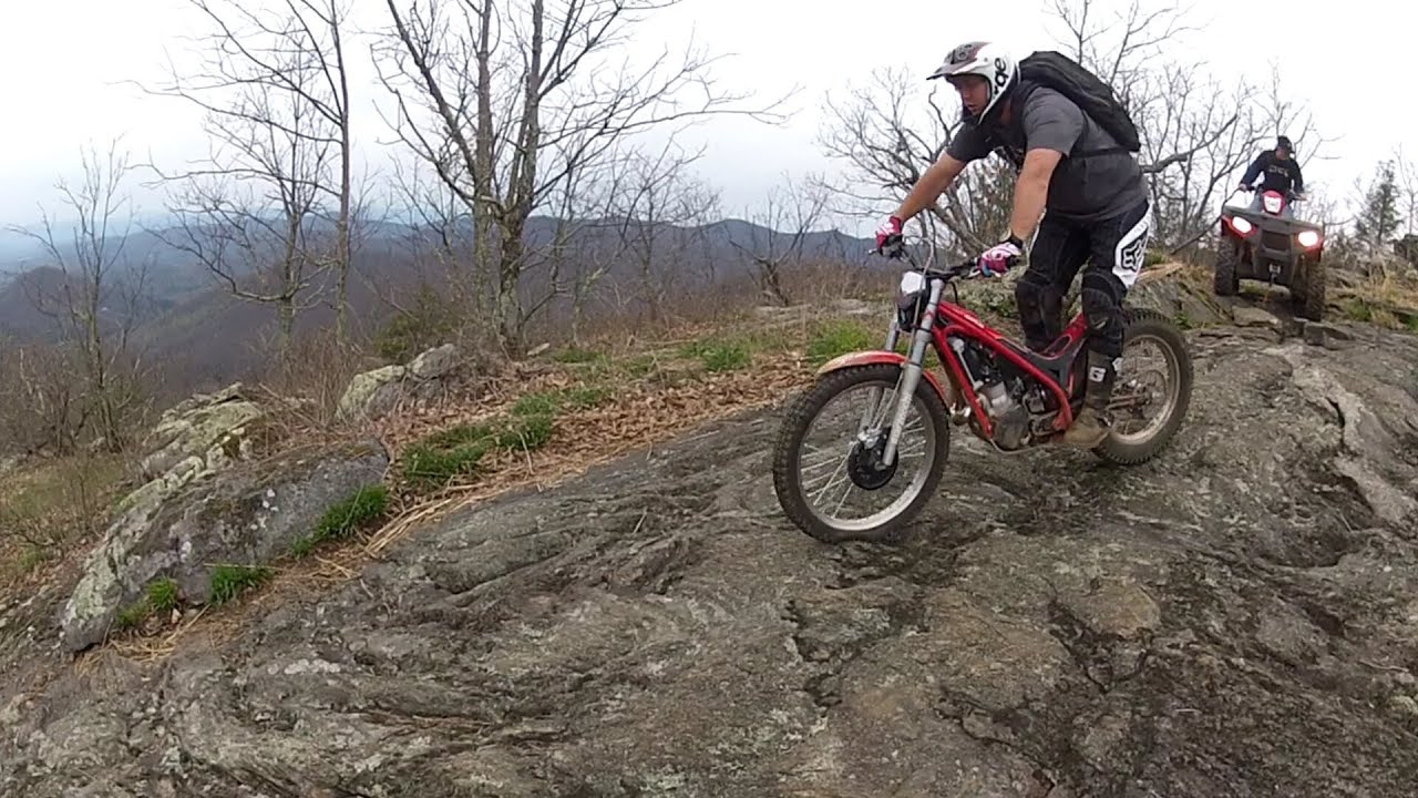 Gas Gas 280 TXT On Steep Mountain Trails