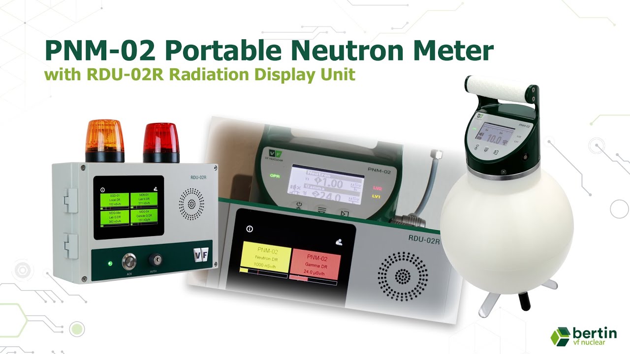 PNM-02 Portable Neutron Meter with RDU-02R Radiation Display Unit