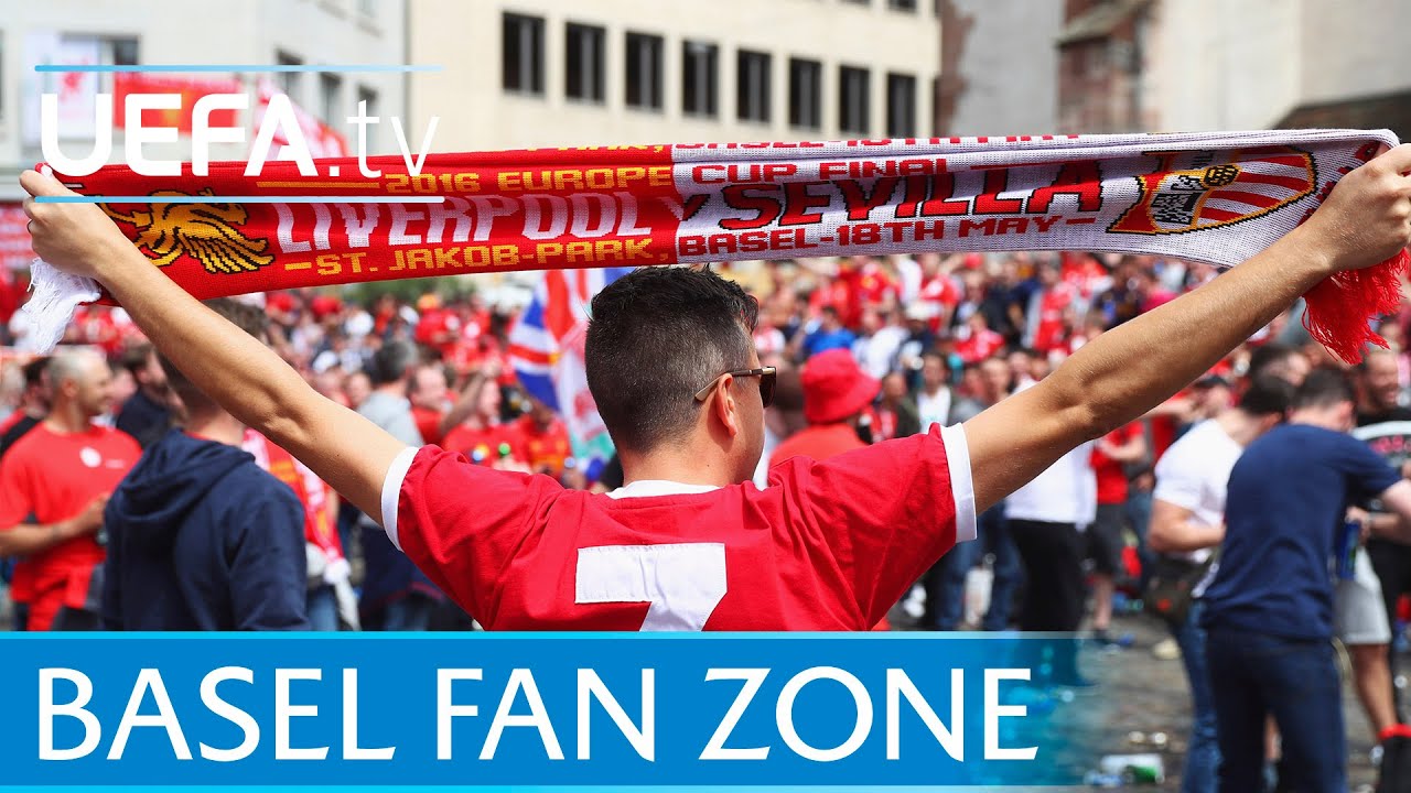 UEFA Europa League final: Liverpool and Sevilla fans in fanzone