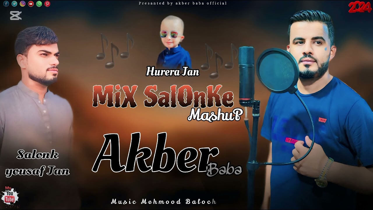 New Mix Salonki Mashup | Balochi Nazeink | Akber Baba Salonki Song