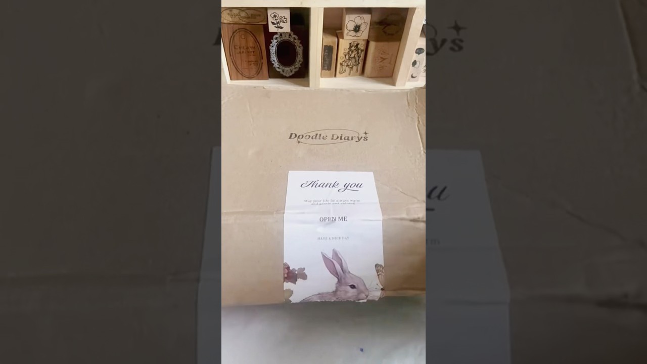 #unboxing #review #stationarycollection #doodlediary #journaling #sticker #stationery #asmr #paper