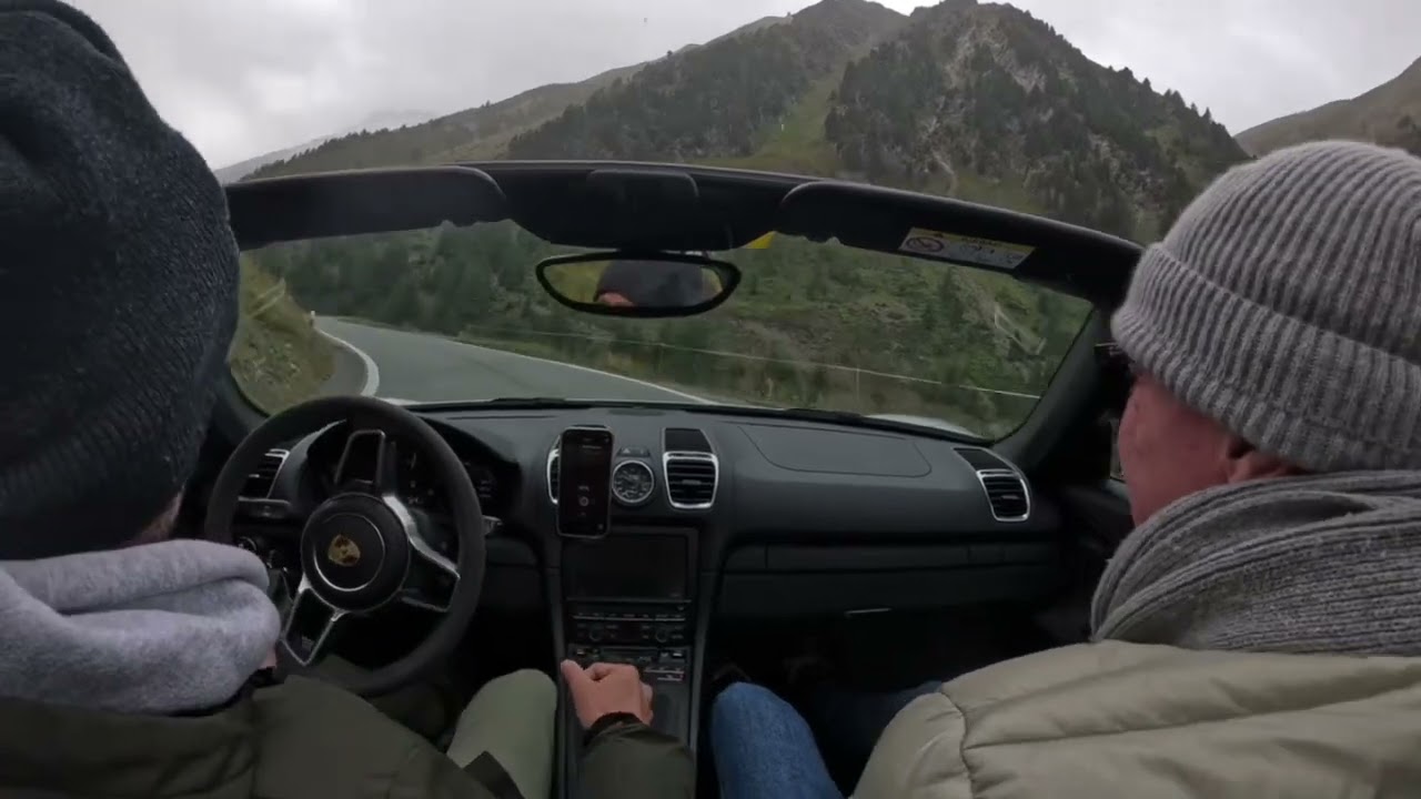 Porsche 981 Spyder in the Alps