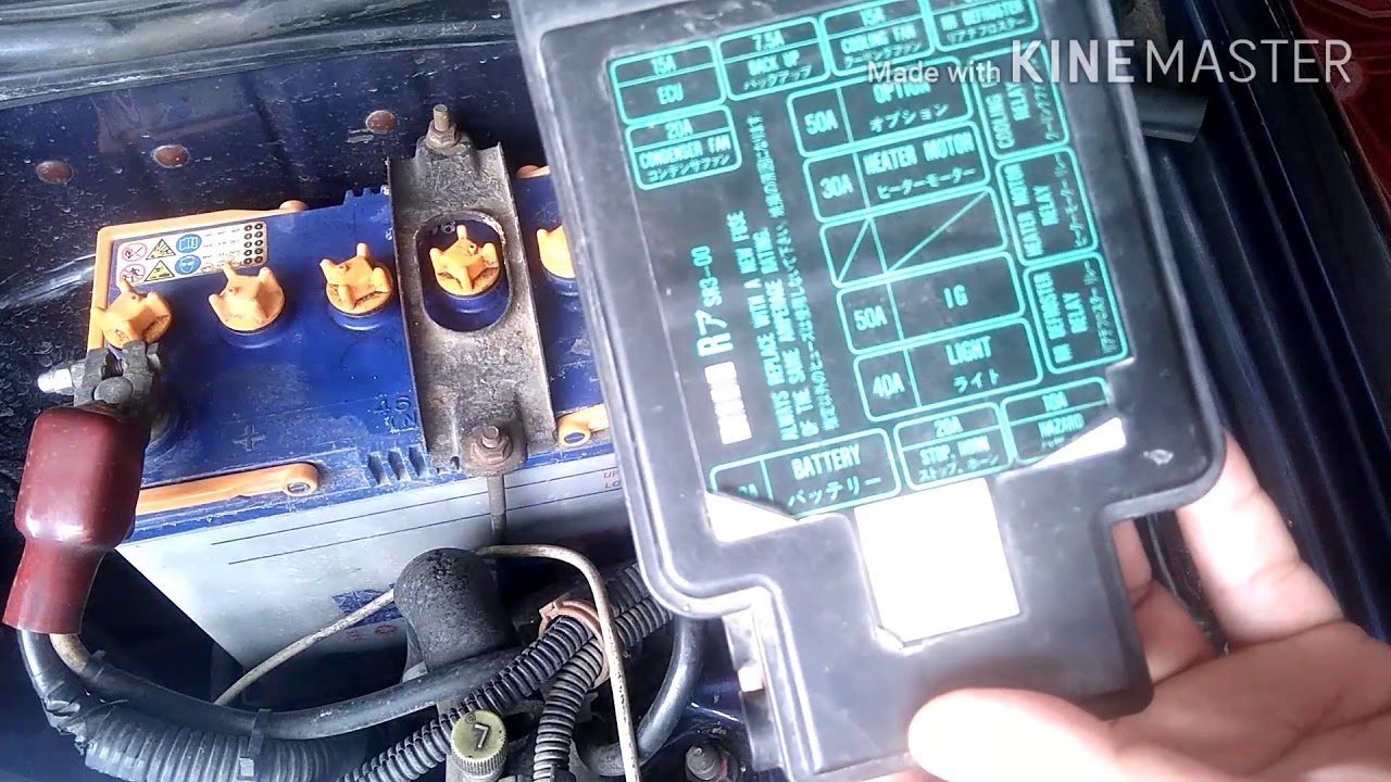 Bongkar box sekreng Honda Civic / Fuse & Relay box