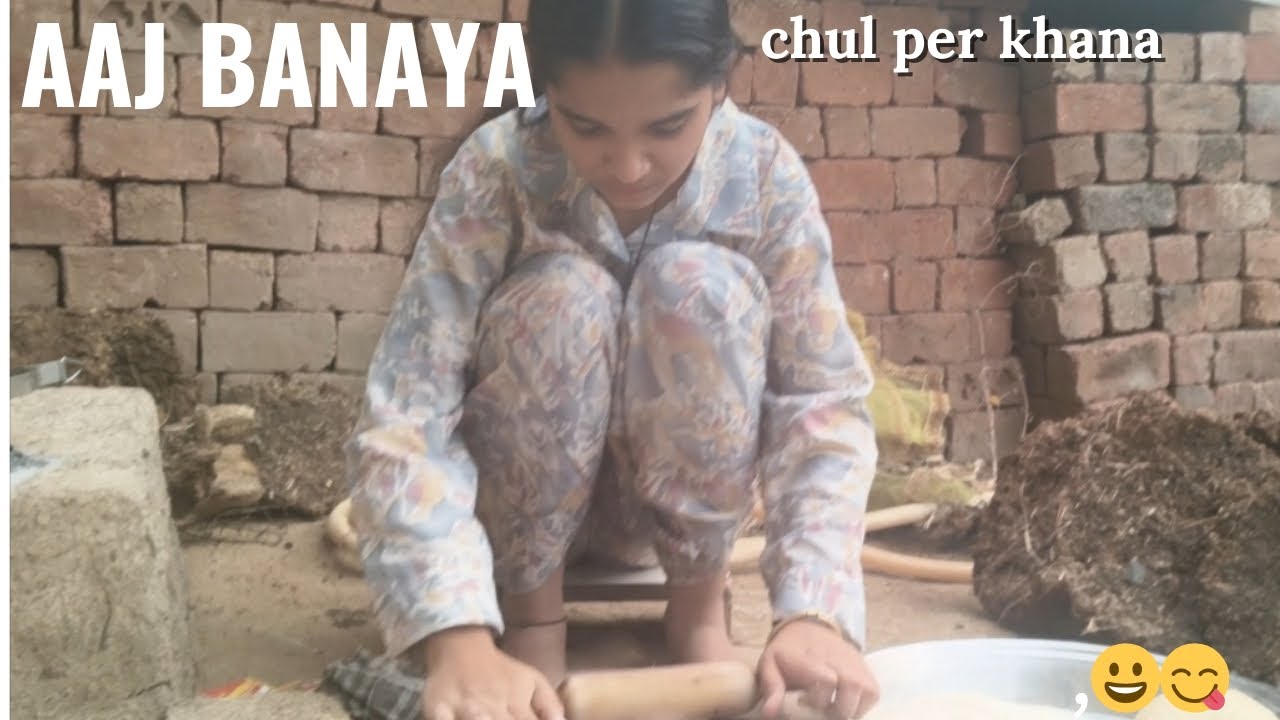 Aaj banaya chulhe per khana 🫶😋|